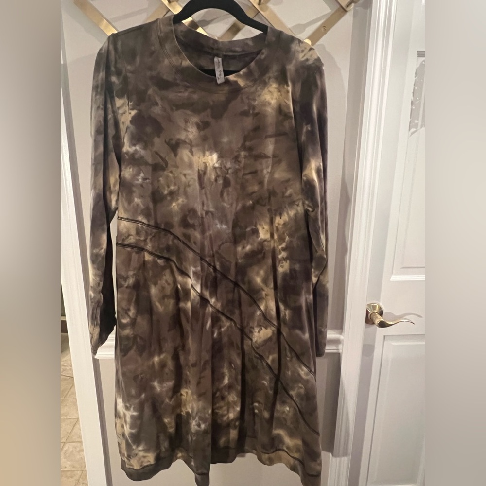 Cynthia Ashby Tie Dye Dress w/pockets